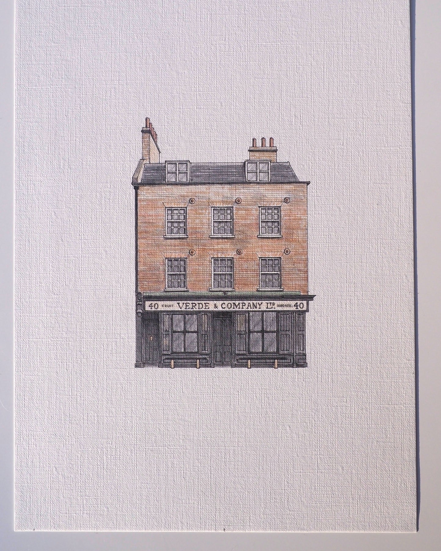 Nagare Coffee, Spitalfields [Original Drawing]